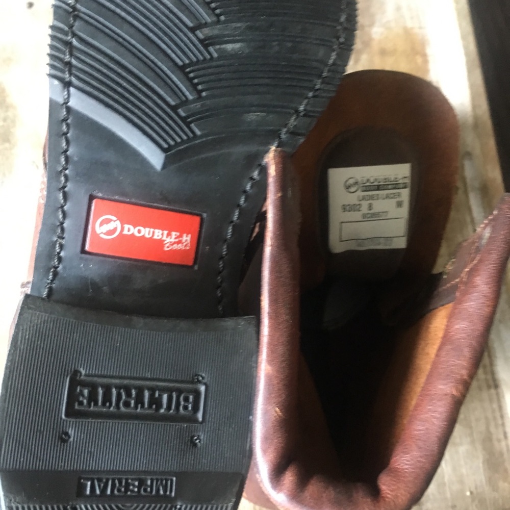 DOUBLE H  lace up boots Ladies